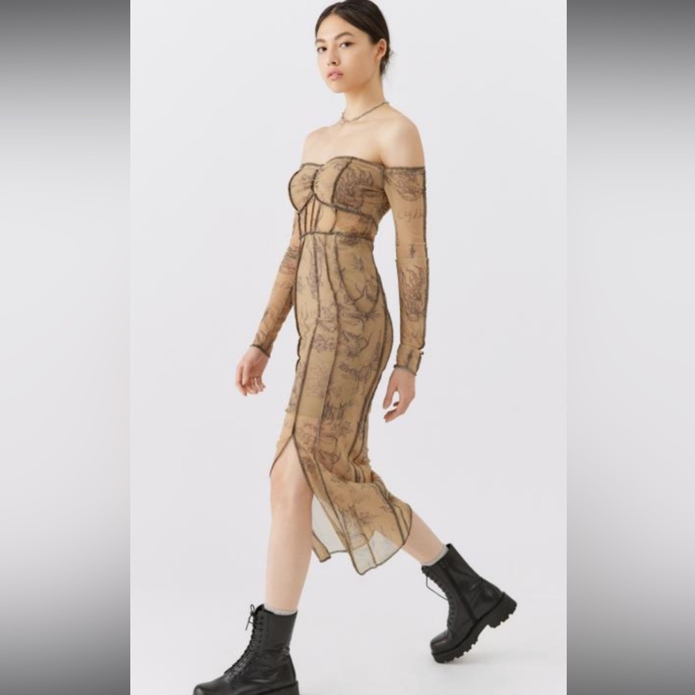 Urban Outfitters Trinity sheer midi dress- SOLD OUT